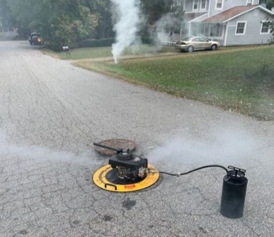 Sewer smoke testing